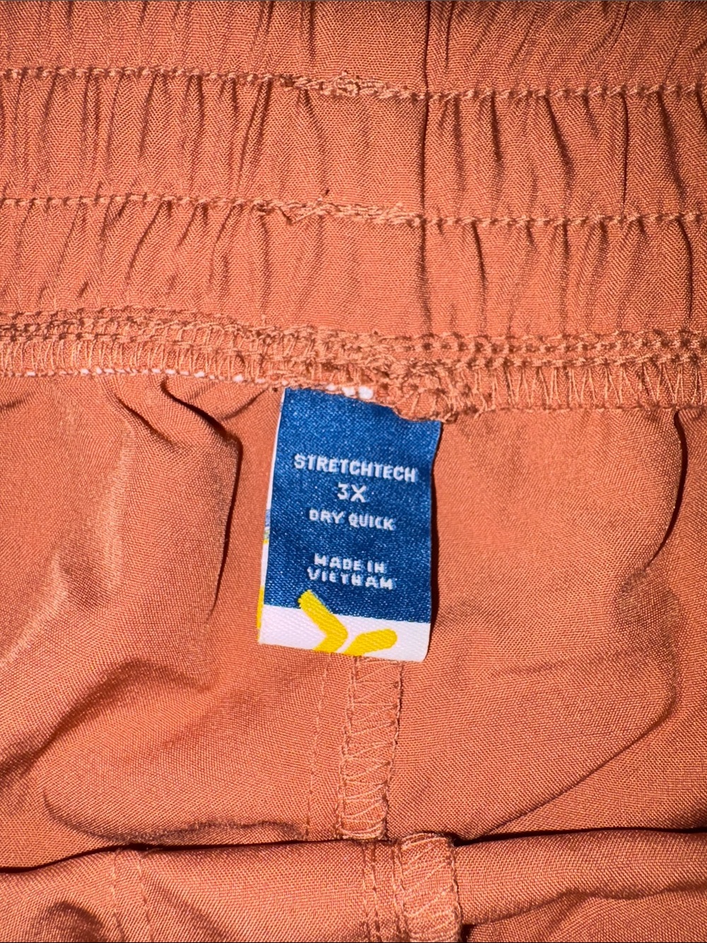 Old Navy Strechtech Drawstring Shorts in Rust Brown Plus Size 3X - Picture 2 of 14